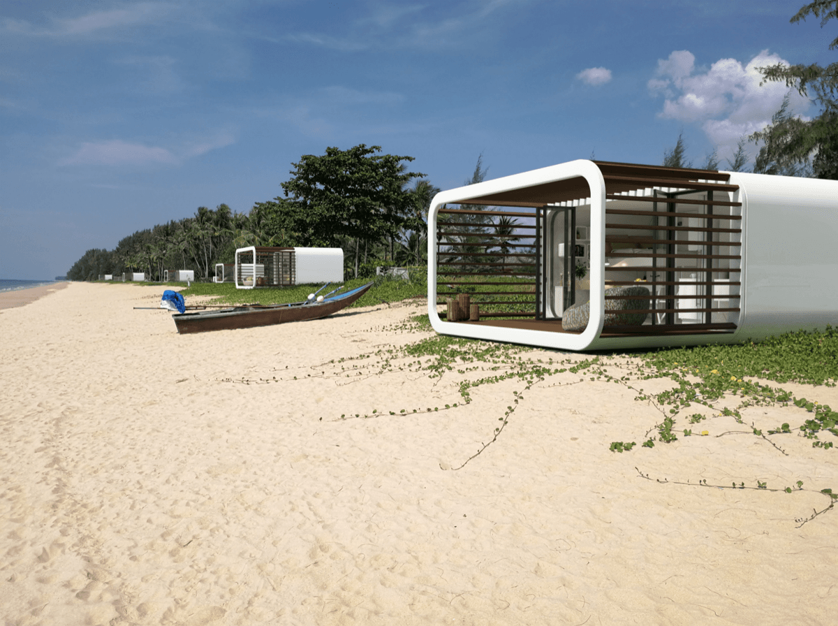 Landscape scene representing scouting new land opportunities